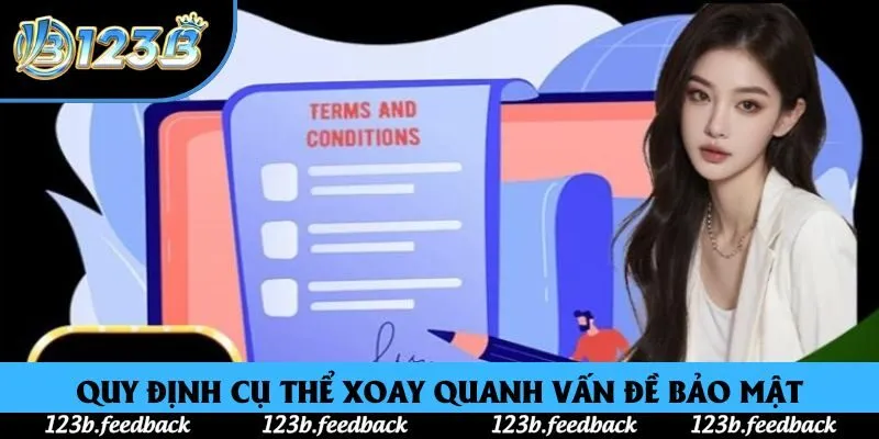 Quy định cụ thể xoay quanh vấn đề bảo mật
